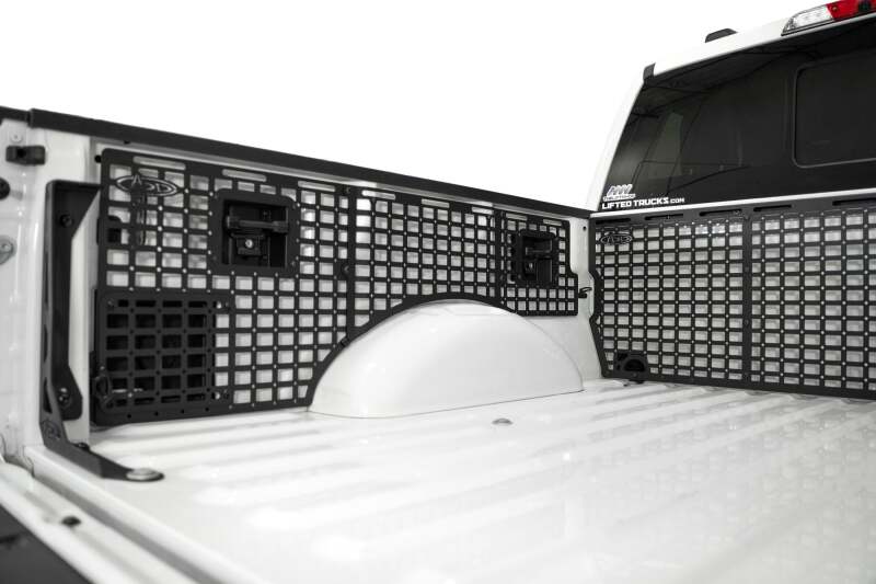 Ford F-150 Bed Side Molle Panels - Driver Side - Addictive Desert Designs - Full Set - Hammer Black - `21-`27